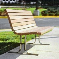 wood bench