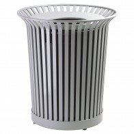 recycled steel litter receptacle