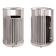 steel receptacle