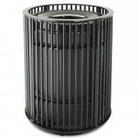steel rod litter receptacle