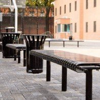 backless bench