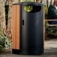 litter receptacle